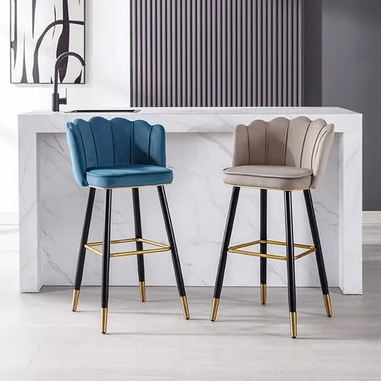 Commercial Unic Design Chair Theater Fabric Bar Stools