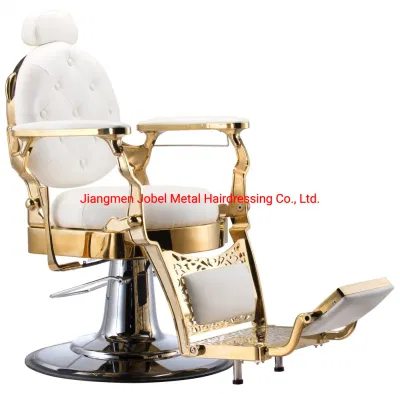 Wholease Gold Aluminium Salon Barber Furniture Chair Lieferant