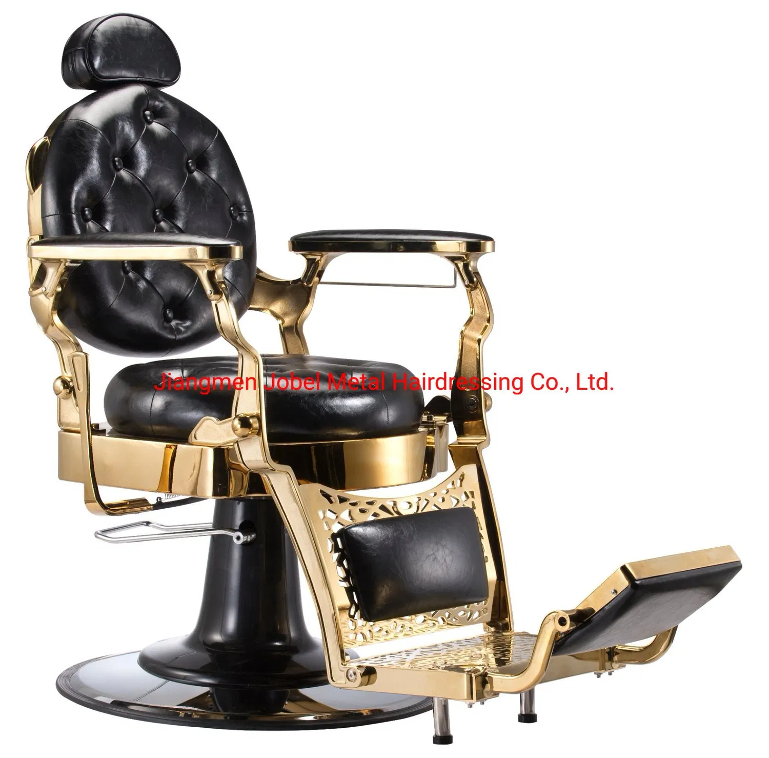 Wholease Gold Aluminium Salon Barber Furniture Chair Lieferant